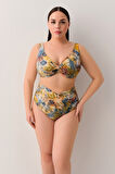 Suwen Freya Önü Burgulu Bikini Üst