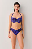 Suwen Bluebell Kalın Bağcıklı Straplez Bikini Üst