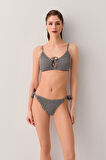 Suwen Chris Ön Bağcıklı Bralet Bikini Üst