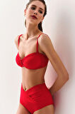 Suwen Yüksek Bel V Kesim Bikini Alt