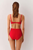 Suwen Yüksek Bel V Kesim Bikini Alt
