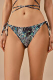 Suwen Green Snake İnce Bağcıklı Bikini Alt