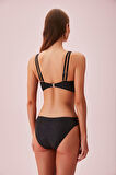 Suwen Line Lurex Üç Şeritli Detaylı Bikini Alt
