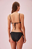 Suwen Line Lurex Yanı Bağcıklı Parlak Bikini Alt