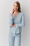 Suwen Julia Maskülen Pijama Takımı