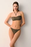 Suwen Misty Aksesuarlı Straplez Bikini Üst