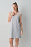 Suwen Glace Dantelli Kısa Gecelik