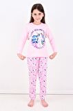 Kız Çocuk Uzun Kollu Pijama Takımı My Friend Unicorn