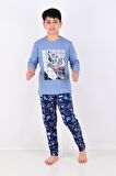 Erkek Çocuk Winter Games  Uzun Kollu Pijama Takımı 