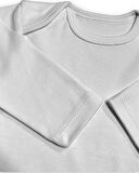 Uzun Kollu Düz Bebek Çıtçıtlı Body