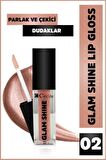 Cecile Glam Shine-Lip Oil Parlak Dudaklar Bakım ve Makyaj Seti 02-02