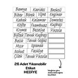 Porsima 02 Çok Amaçlı Etiketli Derin Dondurucu Saklama Kabı 8'li