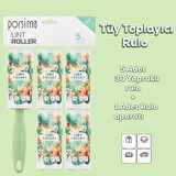 Porsima 3107 Kedi Köpek Tüy Toplayıcı Rulo + 4 Adet Yedek Rulo Yeşil