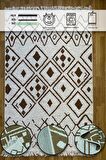 SİMEREV HALI Pamuk Dokuma Yumuşak Çift Taraflı Yıkanabilir Saçaklı Salon Mutfak Yolluk Kilim