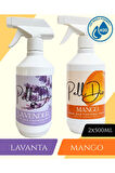 Lavanta ve Mango 2'li Set Oda ve Çamaşır Spreyi 2x500ml