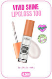 Callista Vivid Shine Lipgloss Nemlendiricili Dudak Parlatıcısı 100 Crystal Clear - Şeffaf