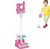 Pilli 4 Farklı Modlu Oyuncak Süpürge Temizlik Seti