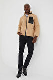 UNIQROY Basic Suni Yün Mont Tam Fermuarlı Cepli Normal Kesim