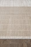 Merit MR008A Krem Halı Vizon Geometrik Desenli İnce Yumuşak Akrilik Modern Salon Oturma Odası Halısı