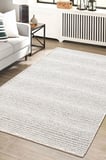 Decor DC003G Gri Doğal Kalın Kilim Kenar Saçaklı Üst Sınıf Kalite Karmen Halı İpek Serisi