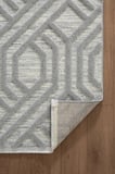 Loop LP024G Gri Halı Dekoratif Sisal Yumuşak Bukleli Tozsuz Salon Halısı Yatak Odası Iskandinav