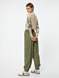 Kargo Jogger Pantolon Cepli Lyocell™ Kumaş