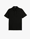 4SAM10111MK Koton Erkek T-shirt SİYAH