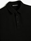 4SAM10111MK Koton Erkek T-shirt SİYAH