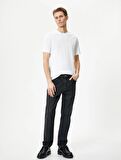 Koton Erkek T-shirt 4SAM10272HK BEYAZ