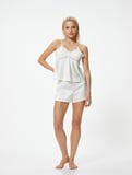 Bridal Saten Mini Şort Pijama Altı