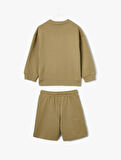 Eşofman Takımı Sweatshirt ve Şort Set