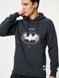 Batman Hoodie Lisanslı Baskılı