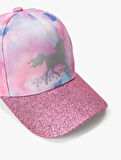 Unicorn Kep Şapka Parlak Batik Desenli
