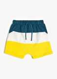 Koton Normal Bel Regular Fit Lacivert Erkek Şort 4SMB40105TK