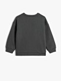 4WKG10695AK Koton Kız Çocuk Sweat ANTRASİT