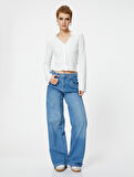 Uzun Çan Kol Gömlek Dokulu Slim Fit 