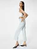 Koton Kadın Jean Pantolon 4SAL40047MD BLEACH