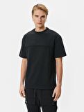 Koton Erkek T-shirt 4SAM10260HK SİYAH