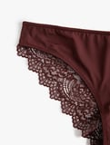 Brazilian Külot Dantelli Normal Bel
