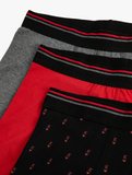 3'lü Boxer Seti Oyun Baskılı Çok Renkli