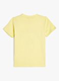 Koton Baskılı Sarı Erkek T-Shirt 4SMB10227TK-A