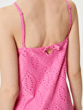 Fisto Elbise Halter Yaka Mini Slim Fit