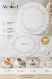 Pasta Dantel Kağıt 24cm 100 Adet