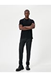 Polo Yaka Tişört Slim Fit Kısa Kollu Biyeli