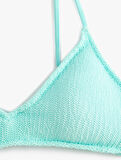 Dokulu Bralet Bikini Üstü Arkası Kopçalı Astarlı Pedli