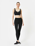 Sporcu Taytı Yüksek Bel Cepli Slim Fit