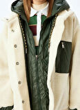 Koton Oversize Ekru Kadın Ceket 5WAL20002IW