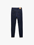 Yüksek Bel Dar Paça Toparlayıcı Jean Pantolon - Skinny Jeans