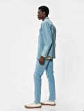 5WAM40004ND Koton Erkek Jean Pantolon AÇIK İNDİGO