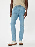 5WAM40004ND Koton Erkek Jean Pantolon AÇIK İNDİGO